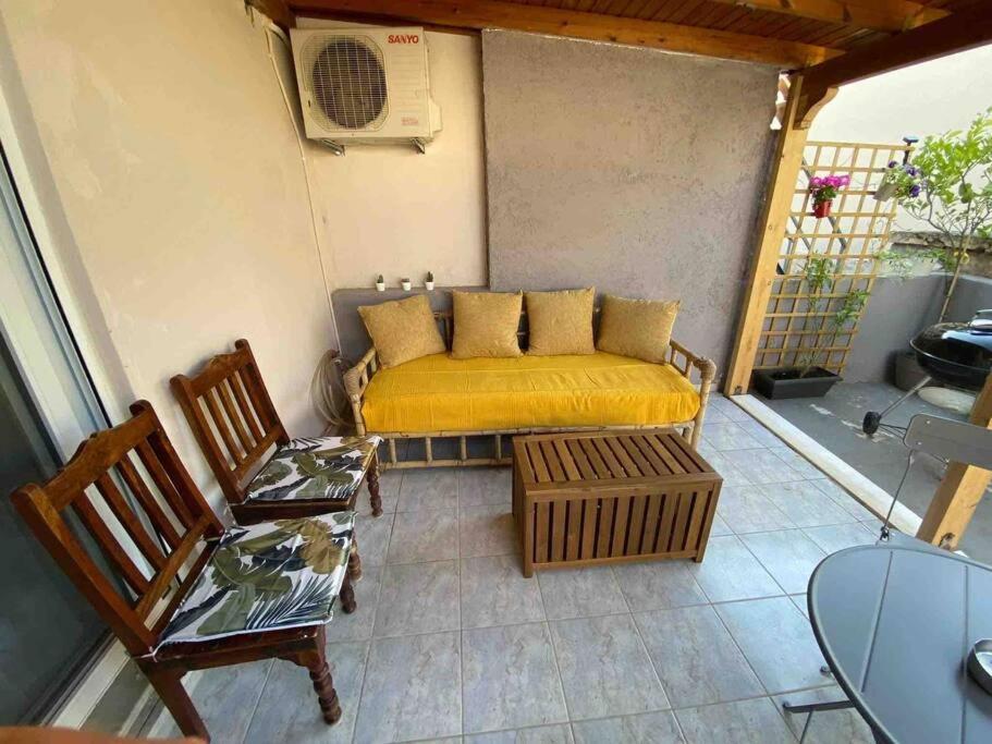 New! Flower Patio House 2 Bdr - Bbq - Wash Machine Lávrion 外观 照片
